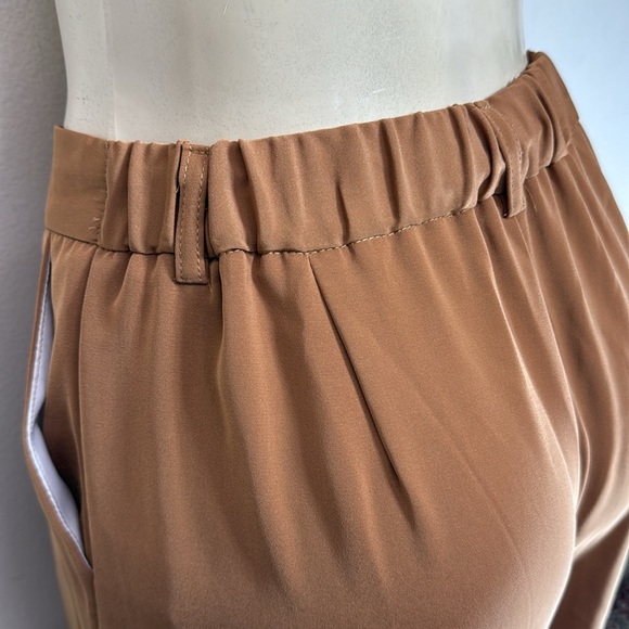 (N3)Tronjori Camel High-Waisted Wide-Leg Culotte Pants
Long Palazzo Pants,Size S - Picture 6 of 16